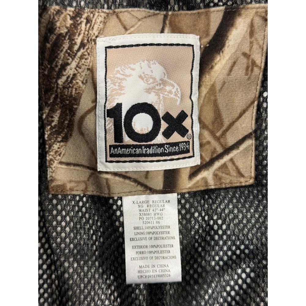 10X‎ Realtree Hardwoods Camo Pants Men's XL Regular Drawstring Waist Lined - Picture 5 of 11